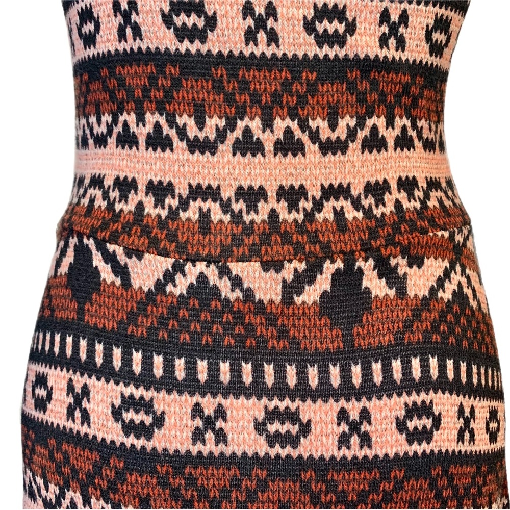NWT My Beloved Long Sleeve Hanker chief Hem Feather Tassel Sweater Dress size S - Picture 11 of 14